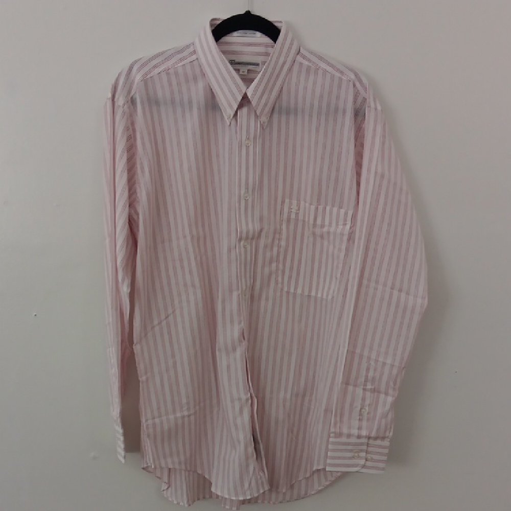 Courrége Homme Paris Vintage Stripe Button-Up Shirt #3458